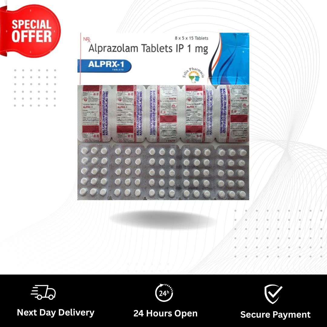 Buy Xanax ALPRX-1 1mg Tablets now with next day delivery