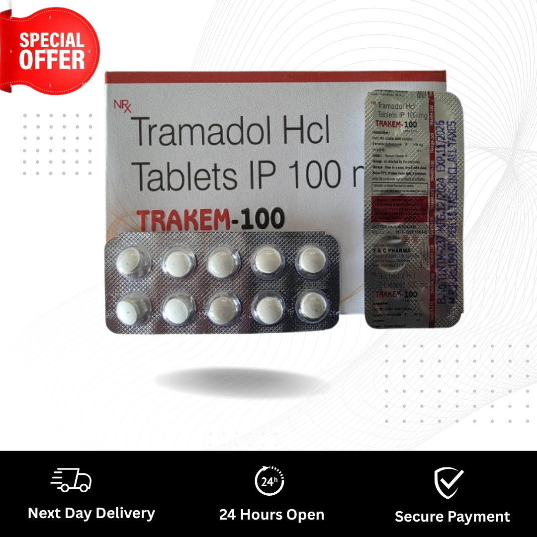 Buy Tramadol 100mg tablets in UK and get next day delivery