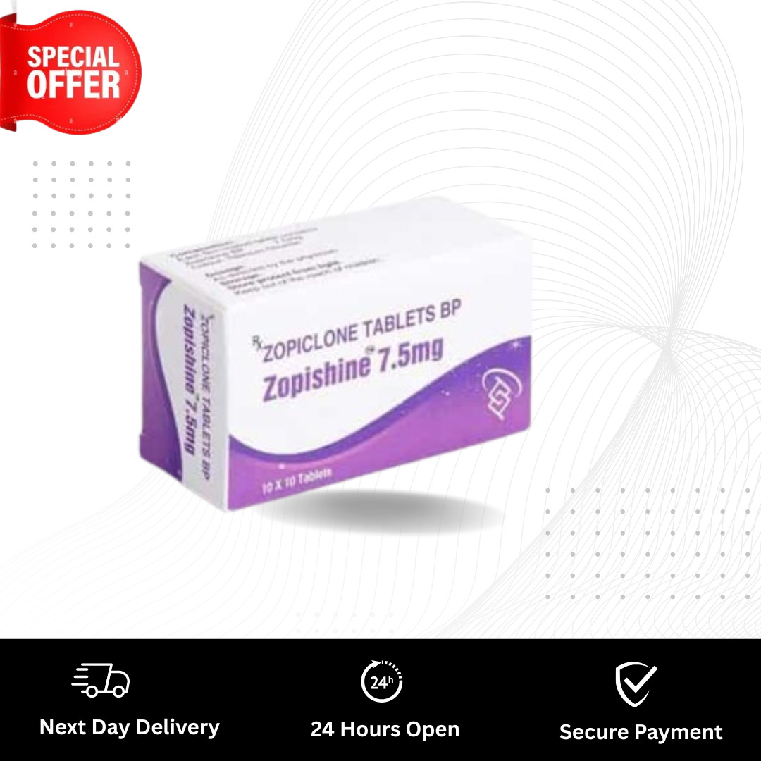 Zopiclone Zopishine 7.5mg Tablets White UK affordable price